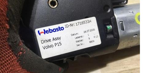 Volvo OE  motor: střešní okno:1716533A