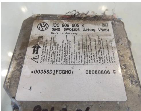 VW POLO IV 9N 1C0909605K Modul senzor airbag