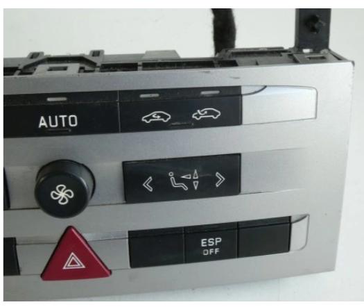 PEUGEOT 407 prepínač  panel Klimatizácie 96610448