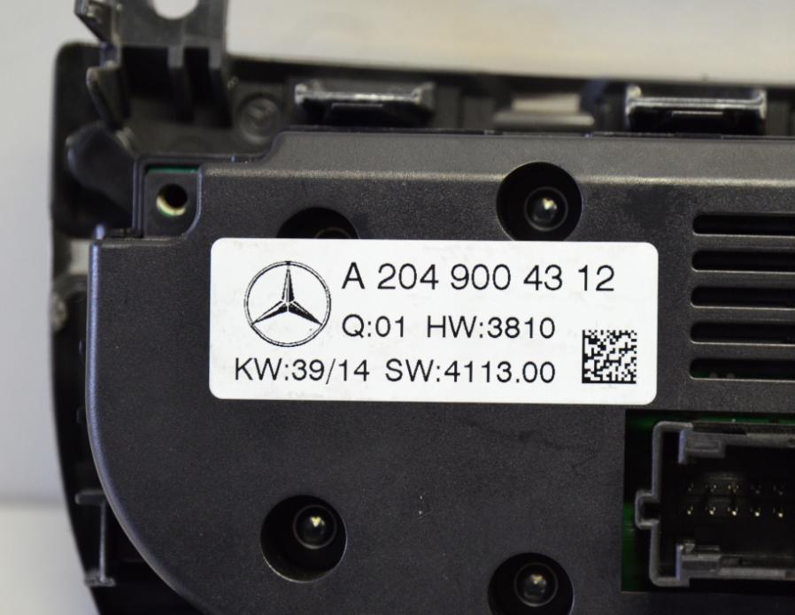 MERCEDES CLS  panel kúrenia A2049004312