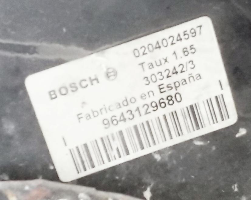 Peugeot 307 SW posilovač pumpa brzdová 9643129680