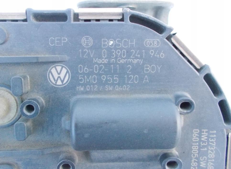 VW Golf V Plus  Mechanizmus stieračov predný pravy 5M0955120A