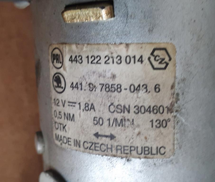 SKODA FELICIA COMBI Motorček stieračov zad 443122213014