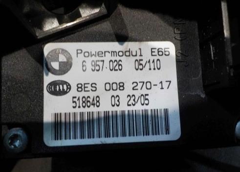 BMW 7 E65 LIFT 4,8 B 05r modul regulátora výkonu 6957026