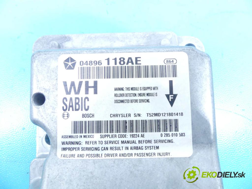 Jeep Grand cherokee WK 2004-2010 3.0 crdi 218 HP automatic 160 kW 2987 cm3 5- modul riadiaca jednotka 04896118AE (Ostatné)