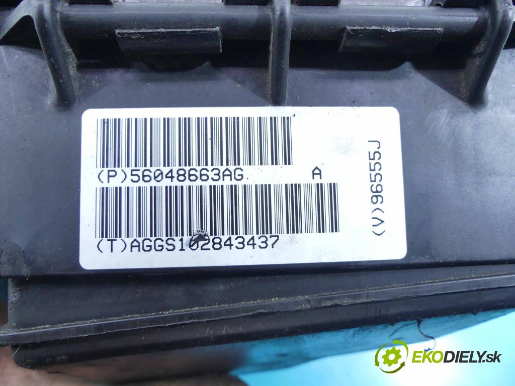 Jeep Grand cherokee WK 2004-2010 3.0 crdi 218 hp automatic 160 kW 2987 cm3 5- skříňka pojistková P56048663AG (Pojistkové skříňky)