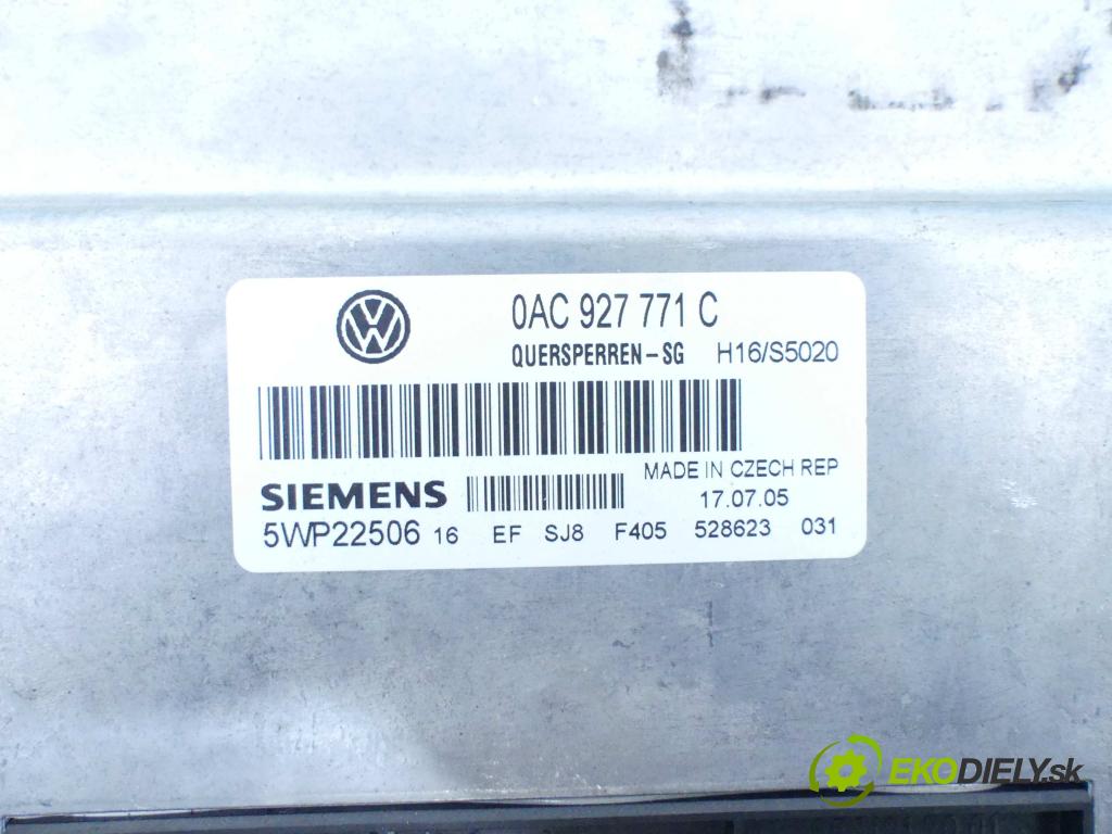 Vw Touareg I 2002-2010 4.2 B V8 310HP automatic 228 kW 4172 cm3 5- modul riadiaca jednotka 0AC927771C (Ostatné)