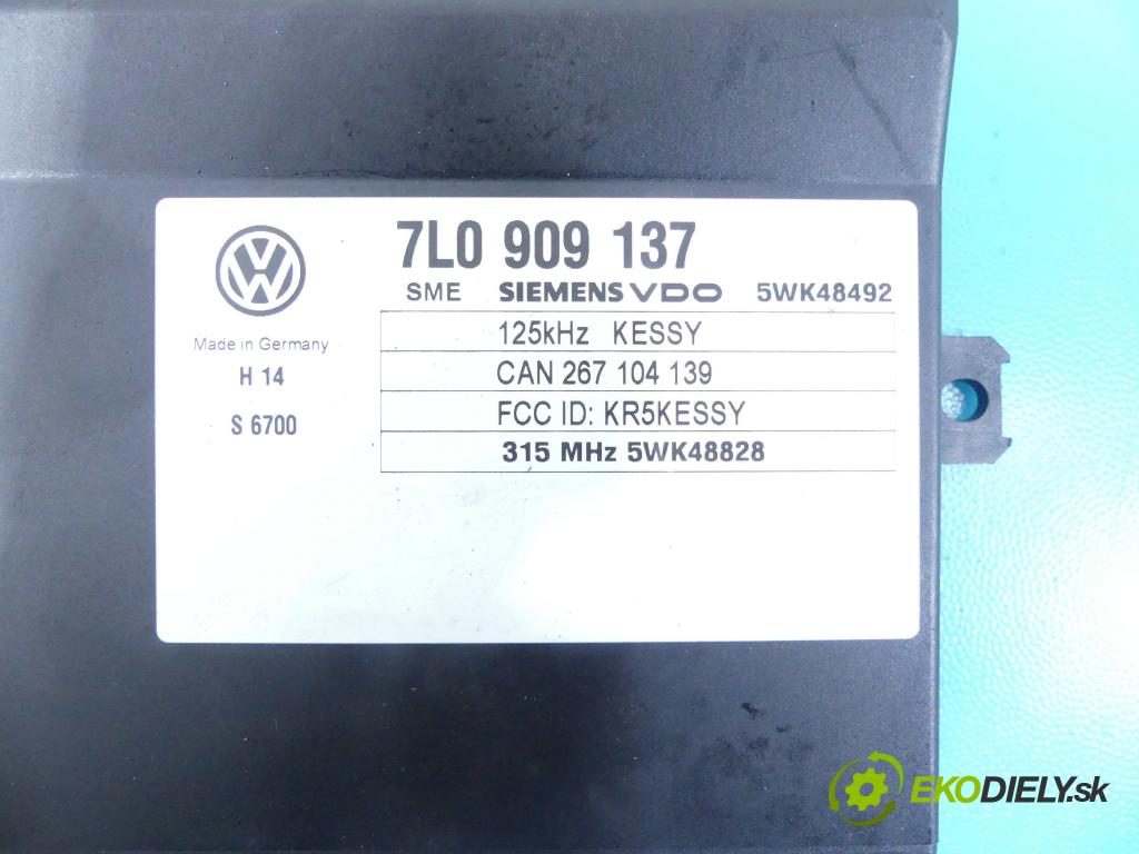 Vw Touareg I 2002-2010 4.2 B V8 310 hp automatic 228 kW 4172 cm3 5- modul řídící jednotka 7L0909137 (Ostatní)