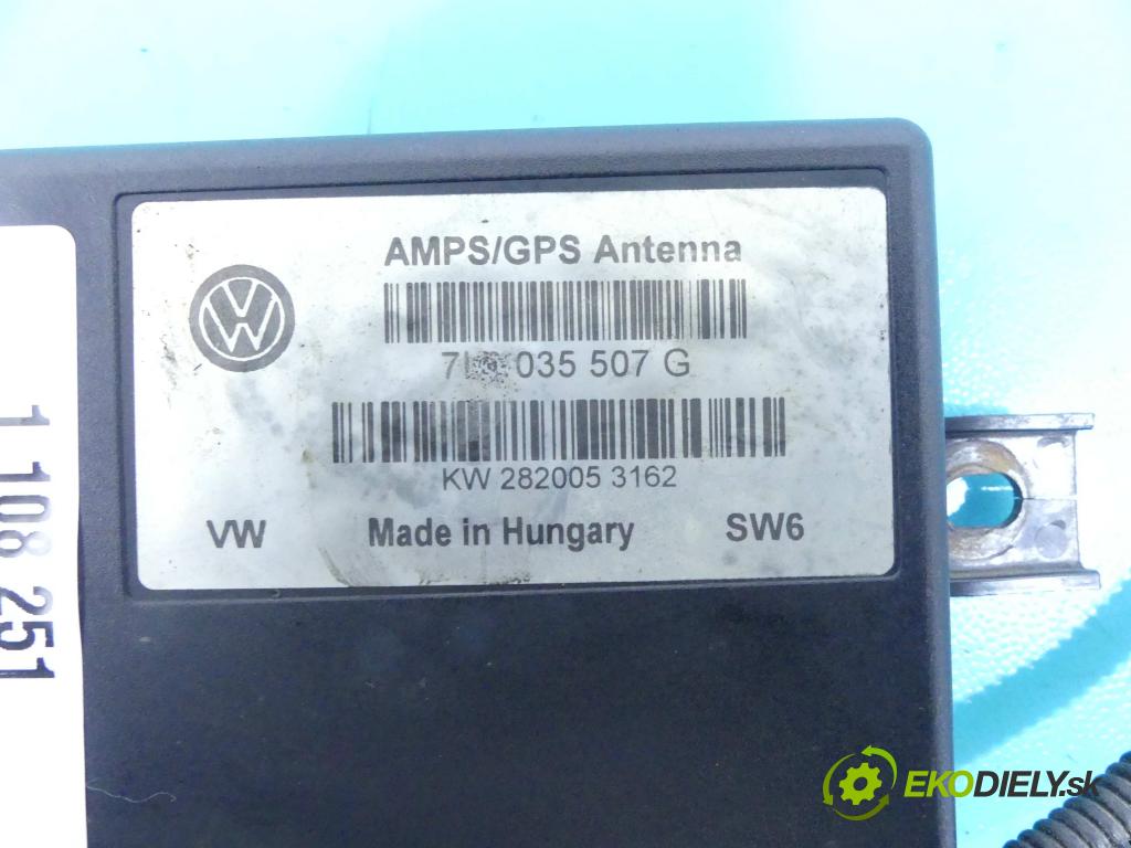 Vw Touareg I 2002-2010 4.2 B V8 310HP automatic 228 kW 4172 cm3 5- modul riadiaca jednotka 7L6035507G (Ostatné)