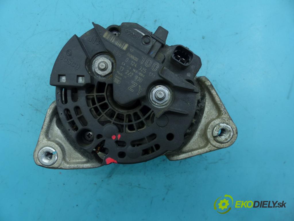 Opel Corsa D 2006-2014 1.4 16v 90 HP manual 66 kW 1364 cm3 3- Alternator 0124325171 (Alternátory)