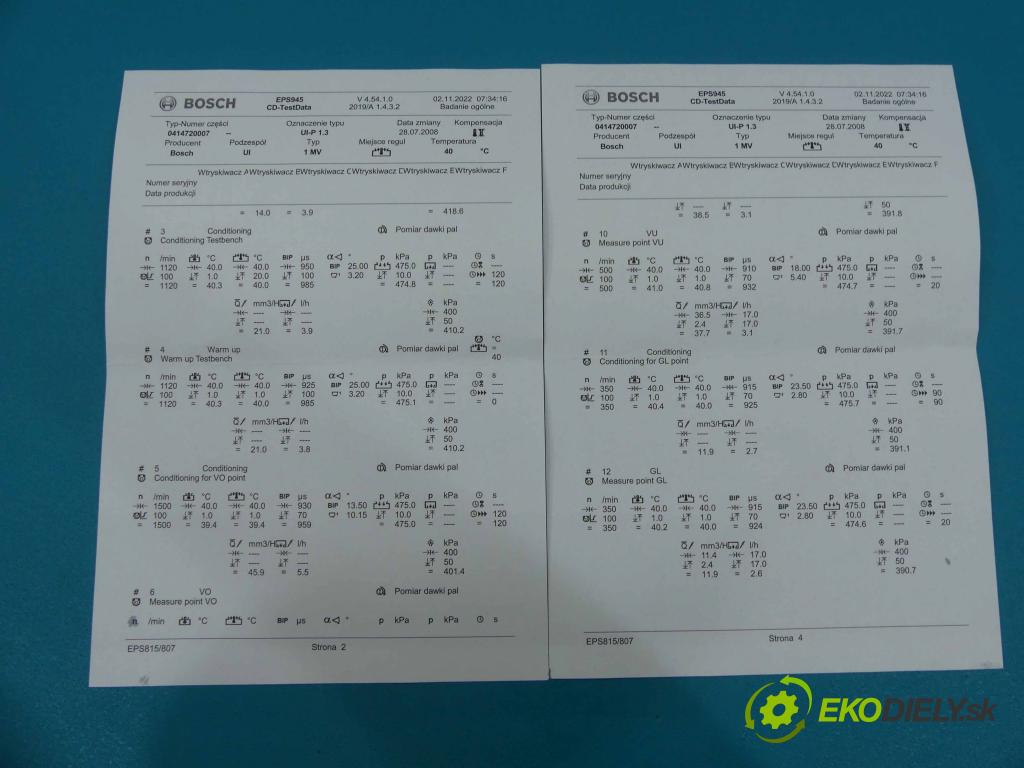 Vw Polo III 6N 1994-2001 1.4 tdi 75 HP manual 55 kW 1399 cm3 5- vstrekovacie čerpadlo 0414720007 (Vstrekovače)