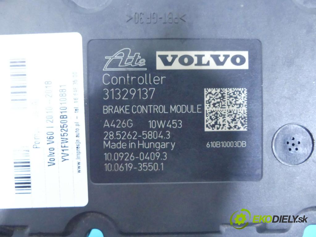 Volvo V60 I 2010-2018 2.0d 163 HP automatic 120 kW 1984 cm3 5- čerpadlo abs 31329137 (Pumpy ABS)