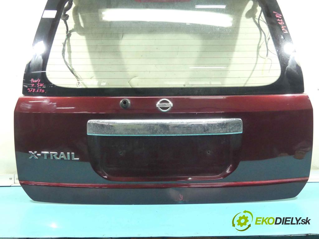 Nissan X-trail I T30 2001-2007 2.2 dci 114 HP manual 84 kW 2184 cm3 5- zadna kufor  (Zadné kapoty)