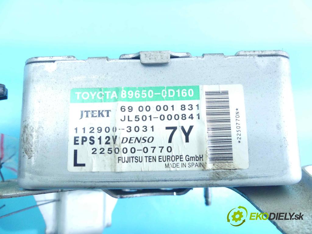 Toyota Yaris II 2005-2011 1.0 vvti 69KM manual 51 kW 998 cm3 5- modul riadiaca jednotka 89650-0D160 (Ostatné)