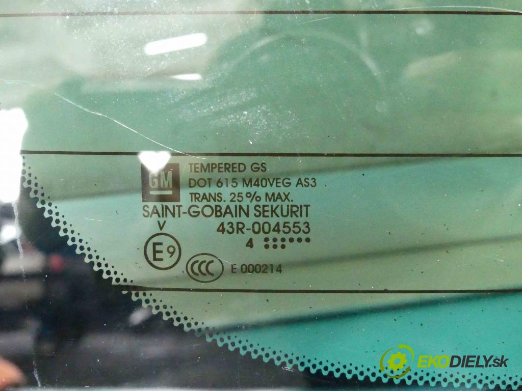 Cadillac SRX 2003-2009 3.6 V6 258 HP automatic 190 kW 3564 cm3 5- sklo zadná  (Sklá zadné)