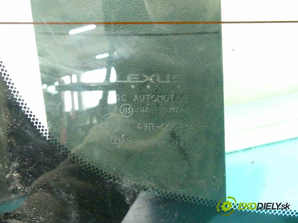 Lexus LS IV 2006-2017 5.0 V8 394KM: automatic 290 kW 4969 cm3 4- sklo zadná  (Sklá zadné)