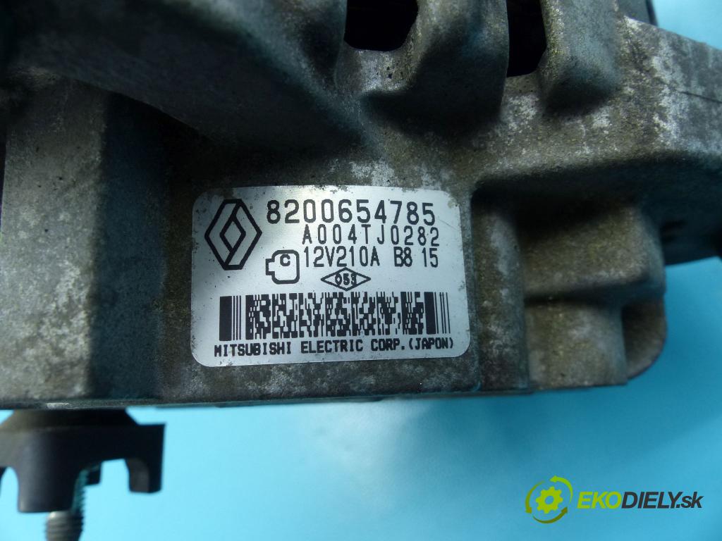 Renault Laguna III 2007-2015 2.0 dci 150 hp manual 110 kW 1995 cm3 2- Alternator 8200654785 (Alternátory)