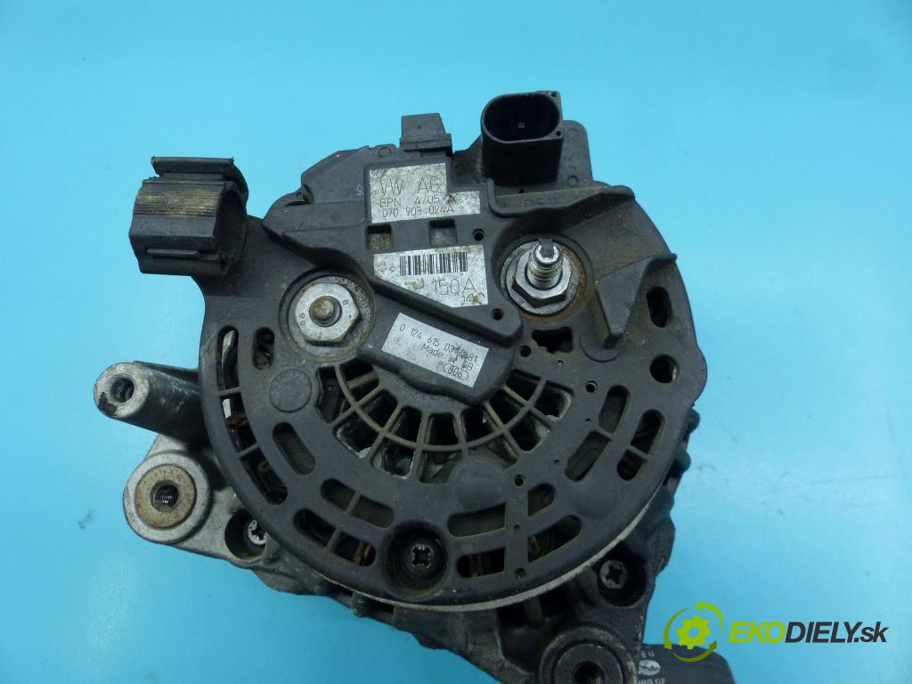 Vw Touareg I 2002-2010 2.5 tdi 174 hp manual 128 kW 2461 cm3 5- Alternator 0124615031 (Alternátory)