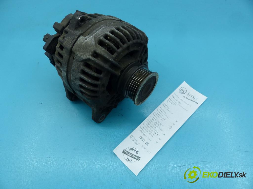 Renault Scenic II 2003-2009 1.5 dci 82 HP manual 60 kW 1461 cm3 5- Alternator 0124525023 (Alternátory)