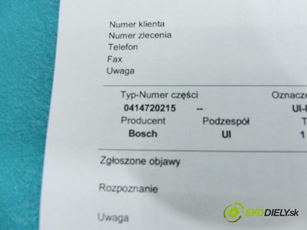 Vw Passat B6 2005-2010 1.9 tdi 105 hp manual 77 kW 1896 cm3 5- vstřikovací čerpadlo 0414720215 (Vstřikovače)