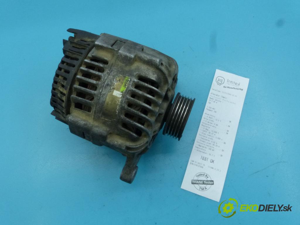 Peugeot 106 1.4 75 HP manual 55 kW 1360 cm3 3- Alternator  (Alternátory)