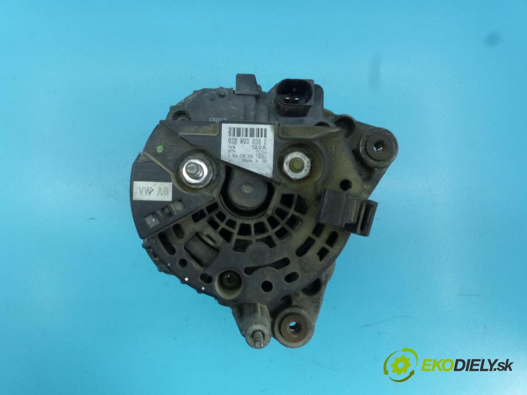 Seat Alhambra I 1996-2010 1.8 T 150 hp manual 110 kW 1781 cm3 5- Alternator 0124515010 (Alternátory)