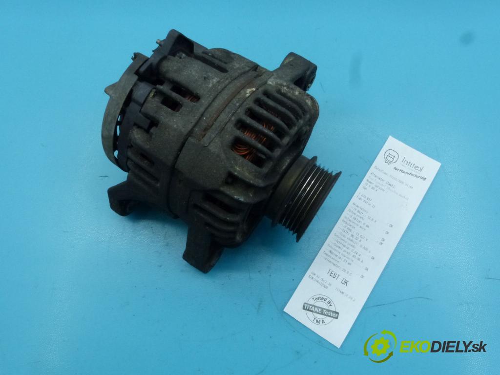 Fiat Palio II 2002-2006 1.6 16v 103 HP manual 76 kW 1596 cm3 5- Alternator 0124325009 (Alternátory)