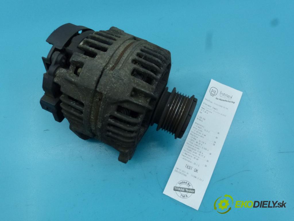 Vw Bora 1.9 tdi 116 HP manual 85 kW 1896 cm3 4- Alternator 0124325001 (Alternátory)