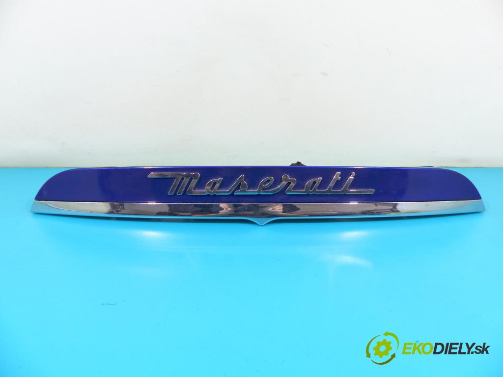 Maserati Ghibli 2013 - 3.0 V6 diesel: 275 HP automatic 202 kW 2987 cm3 4- rukoväť kufrové dvere zadné 670010758