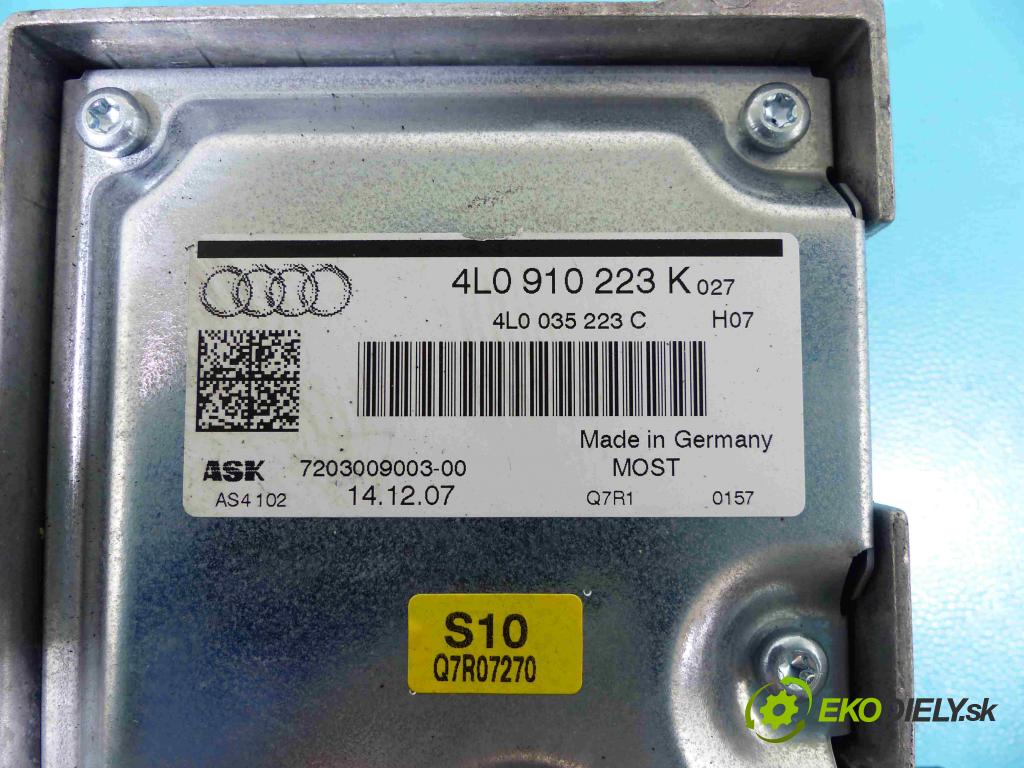 Audi Q7 2005-2015 4,2.0 tdi 326KM automatic 240 kW 4134 cm3 5- Zesilovač: 4L0910223K (Zosilňovače)