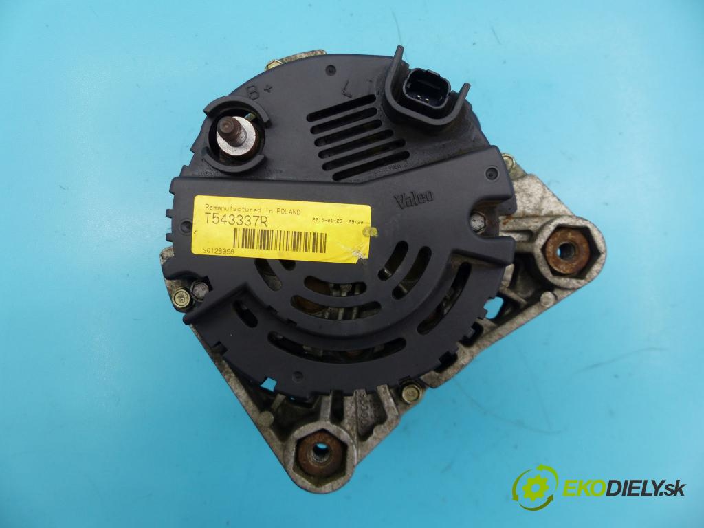 Renault Scenic II 2003-2009 2.0 16v 135 hp automatic 99 kW 1998 cm3 5- Alternator T543337R (Alternátory)