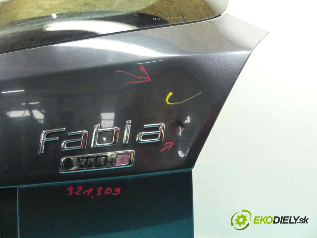 Skoda Fabia II 2007-2014 1.4 tdi 80 hp manual 59 kW 1422 cm3 5- zadní kufrové dveře  (Zadní kapoty)