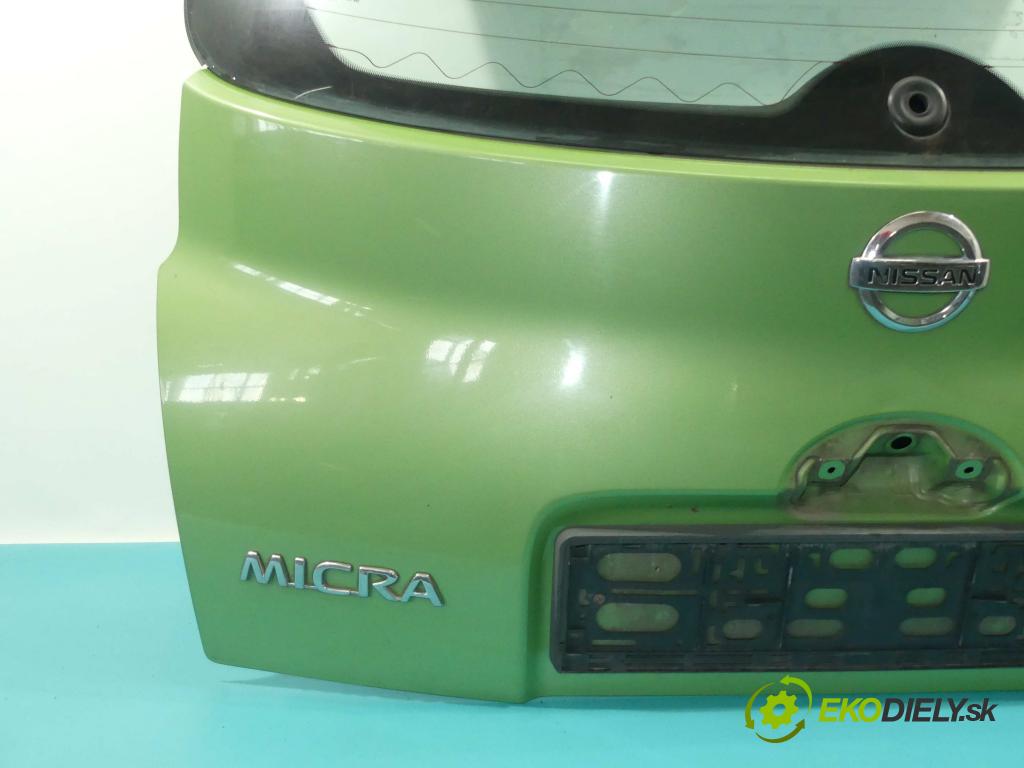 Nissan Micra K12 2003-2010 1.4 16v 88 HP manual 65 kW 1386 cm3 5- zadna kufor  (Zadné kapoty)