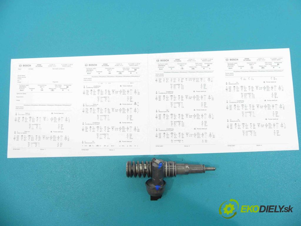 Vw Touran I 2003-2015 1.9 tdi 90 hp manual 66 kW 1896 cm3 5- vstřikovací čerpadlo 0414720215 (Vstřikovače)