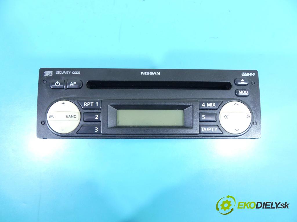 Nissan Micra K12 2003-2010 1.2 16v 80 HP manual 59 kW 1240 cm3 5- Radio originál