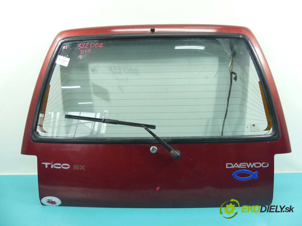 Daewoo Tico 0.8b 0KM manual  796 cm3 5- zadna kufor  (Zadné kapoty)