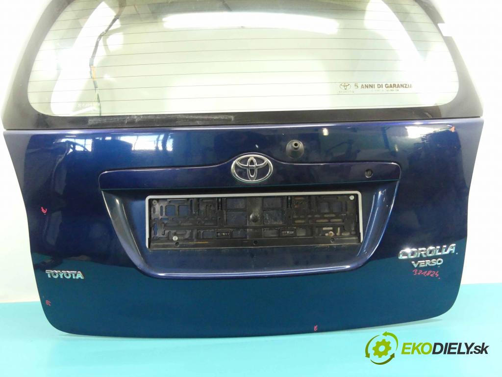 Toyota Corolla Verso I 2001-2004 2.0 D4D 90 HP manual 66 kW 1995 cm3 5- zadna kufor  (Zadné kapoty)