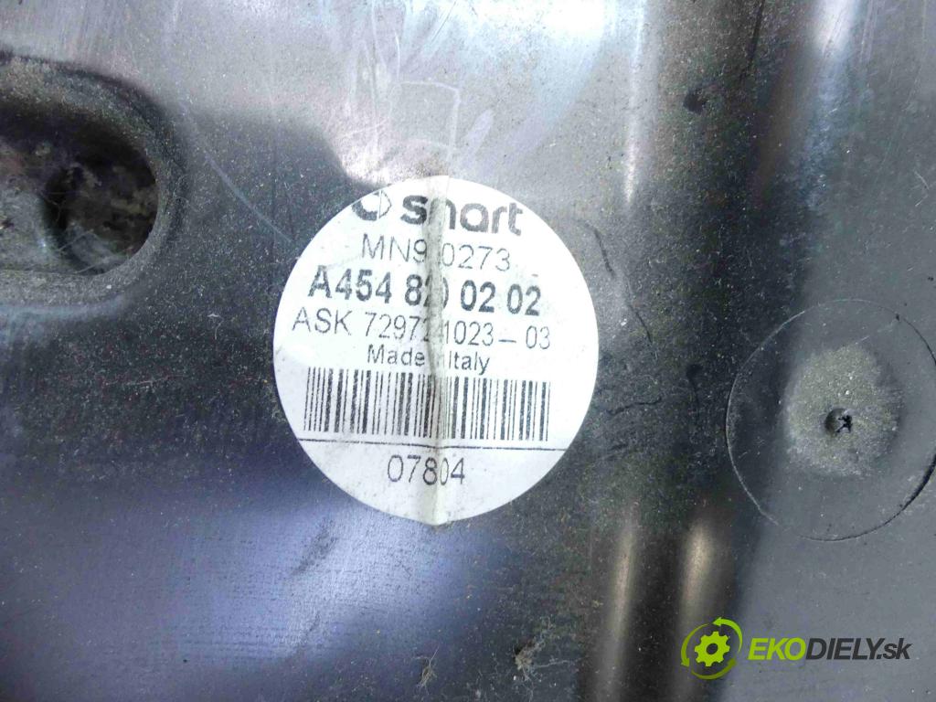 Smart Forfour I 2004-2006 1.5 16v 109 HP manual 80 kW 1499 cm3 5- Subwoofer: A4548200202 (Audio zariadenia)