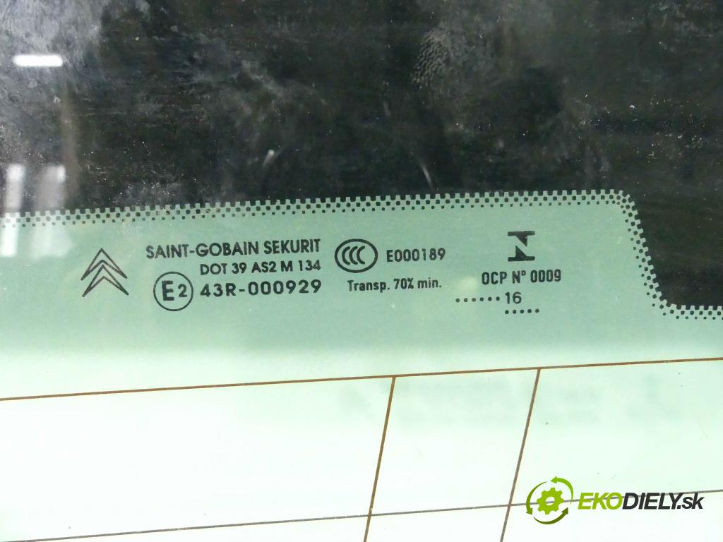 Citroen C5 II 2008-2017 2.0 hdi 181KM automatic 133 kW 1997 cm3 4- sklo zadná  (Sklá zadné)