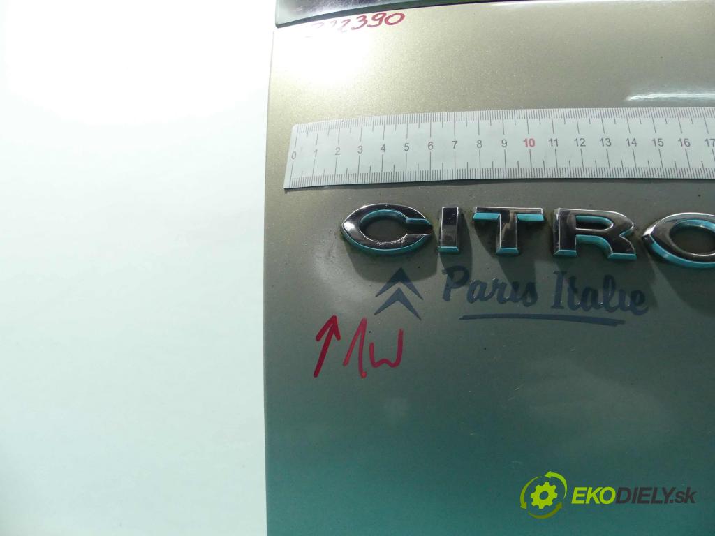 Citroen C3 I 2002-2009 1.4 hdi 68 hp automatic 50 kW 1398 cm3 5- zadní kufrové dveře  (Zadní kapoty)