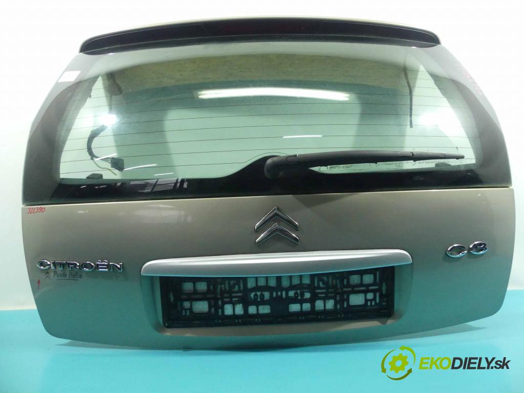 Citroen C3 I 2002-2009 1.4 hdi 68 hp automatic 50 kW 1398 cm3 5- zadní kufrové dveře  (Zadní kapoty)
