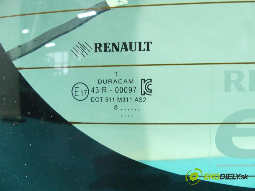 Renault Clio IV 2012-2019 1.5 dci 75 HP manual 55 kW 1461 cm3 5- sklo zadná  (Sklá zadné)