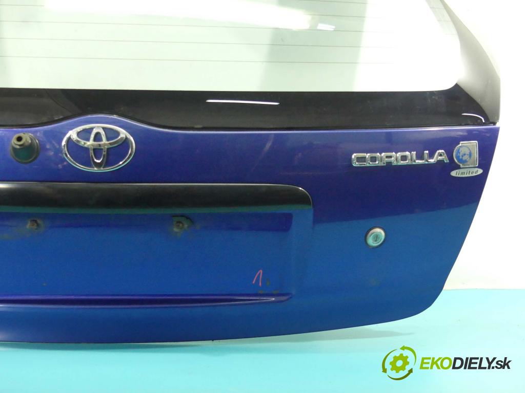 Toyota Corolla E11 1997-2002 1,4.0 16v 86 HP manual 63 kW 1332 cm3 3- zadna kufor  (Zadné kapoty)