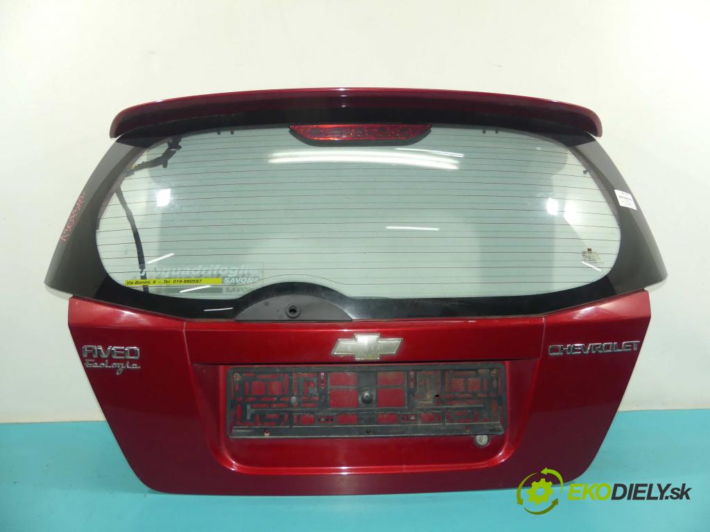 Chevrolet Aveo T250 2006-2011 1.2 16v 84KM manual 62 kW 1206 cm3 3- zadna kufor  (Zadné kapoty)