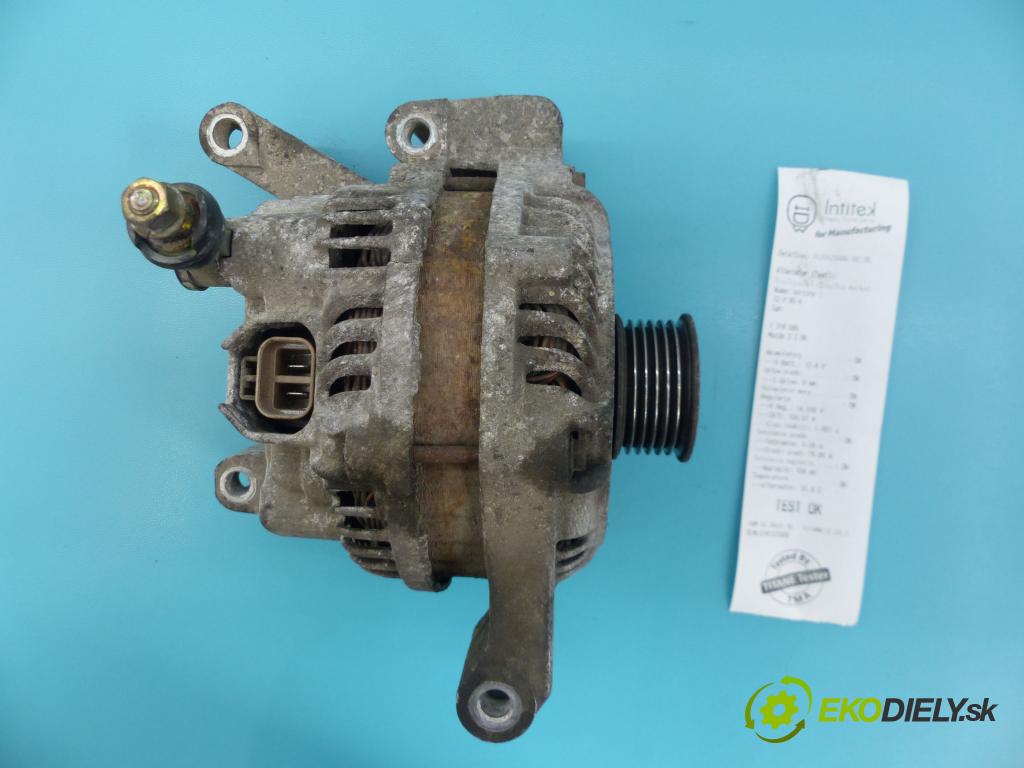 Mazda 3 I BK 2003-2009 2.0 16V 150 HP manual 110 kW 1999 cm3 5- Alternator A3TG1391A (Alternátory)