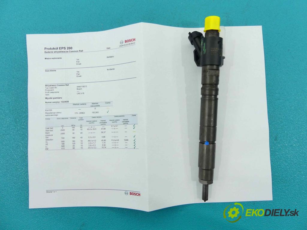 Jaguar XF I X250 2007-2015 3.0 TD V6 211KM automatic 155 kW 2993 cm3 4- vstřikovač 0445116013 (Vstřikovače)