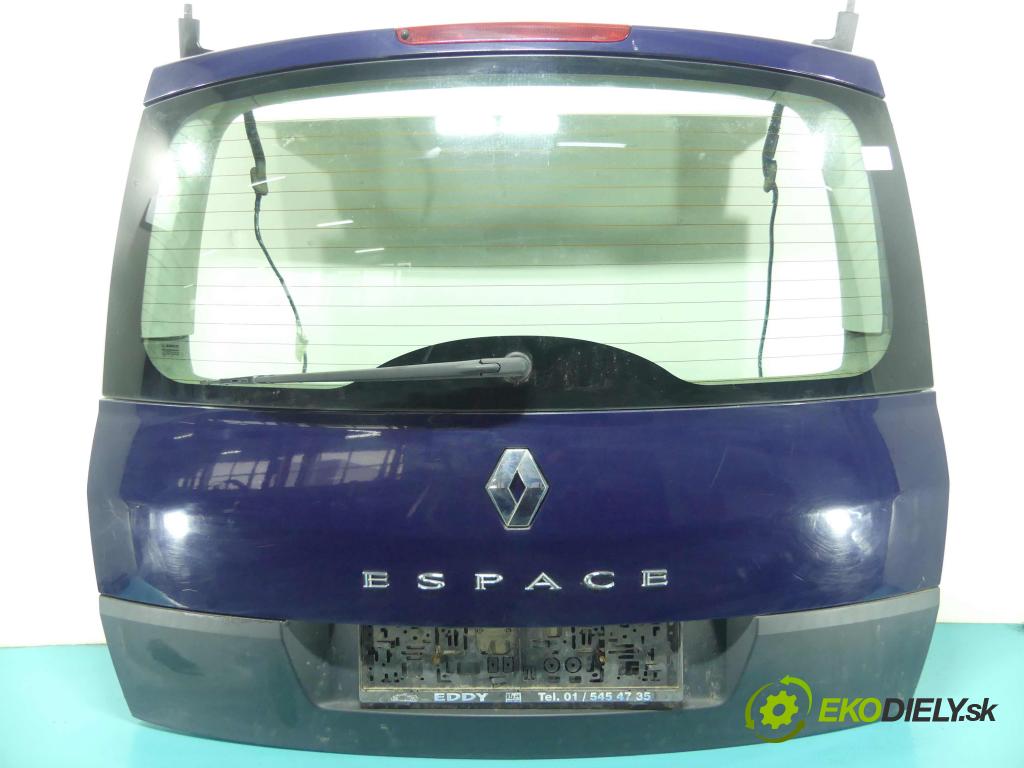 Renault Espace IV 2003-2014 1.9 dci 120 HP manual 88 kW 1870 cm3 5- zadna kufor  (Zadné kapoty)