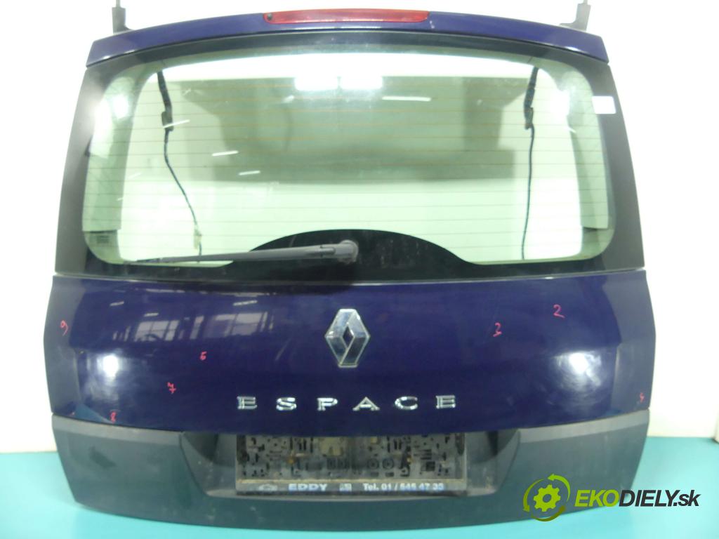 Renault Espace IV 2003-2014 1.9 dci 120 HP manual 88 kW 1870 cm3 5- zadna kufor  (Zadné kapoty)