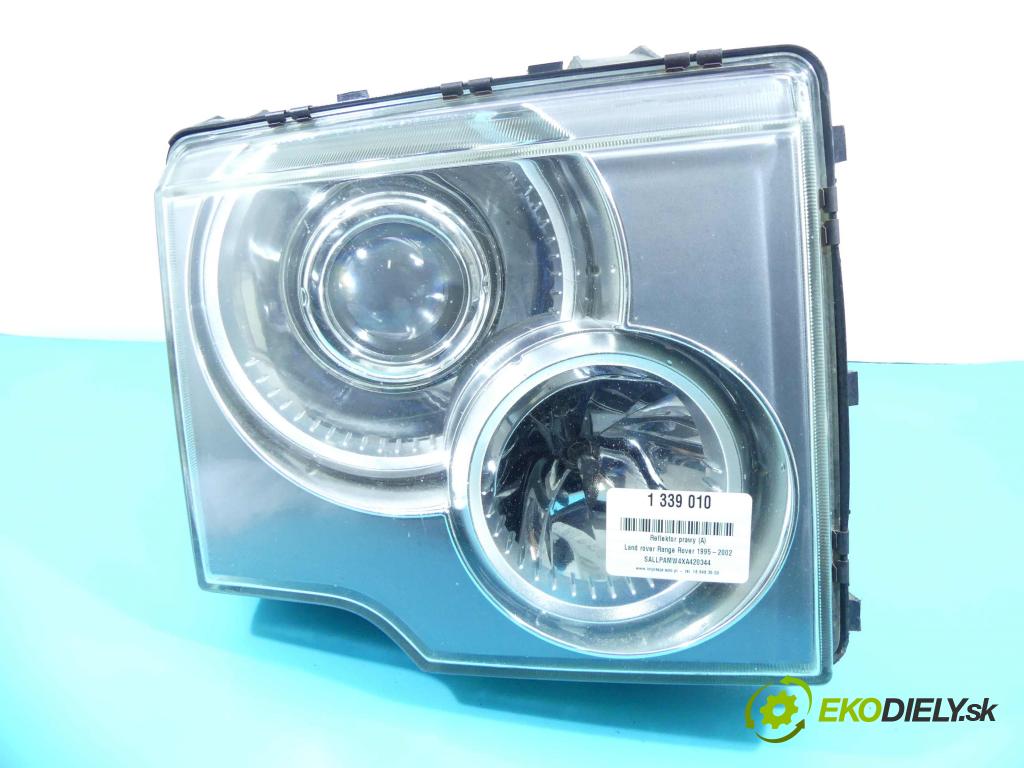 Land rover Range Rover 1995-2002 2.5 DT 136 HP automatic 100 kW 2497 cm3 5- Reflektor: pravý 0301185672 (Pravé)