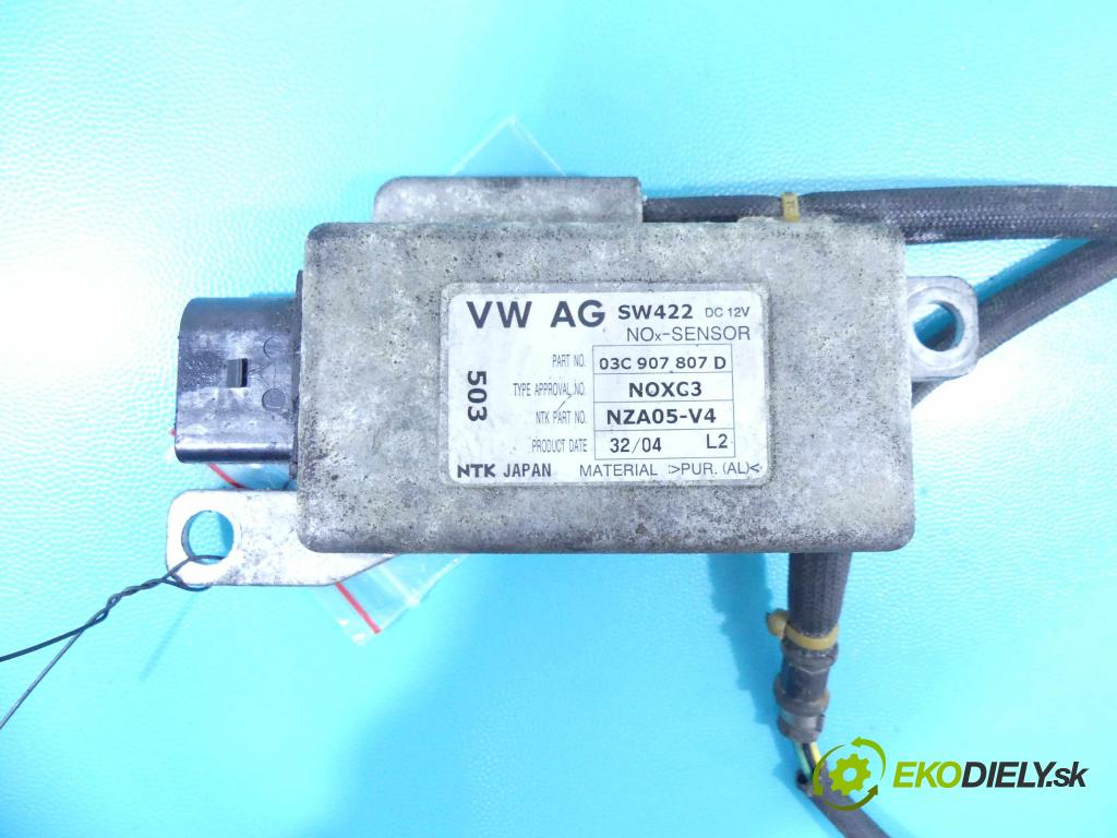 Vw Golf V 2003-2009 1.4 FSI 90 HP manual 66 kW 1390 cm3 3- Sonda lambda 03C907807D (Lambda sondy)